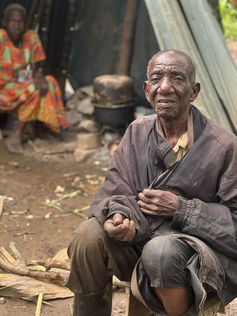 Elders in Rakai enjoying a community event